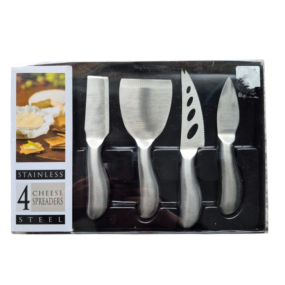 Stainless Steel Cheese Spreaders Set - Picture 1 of 2